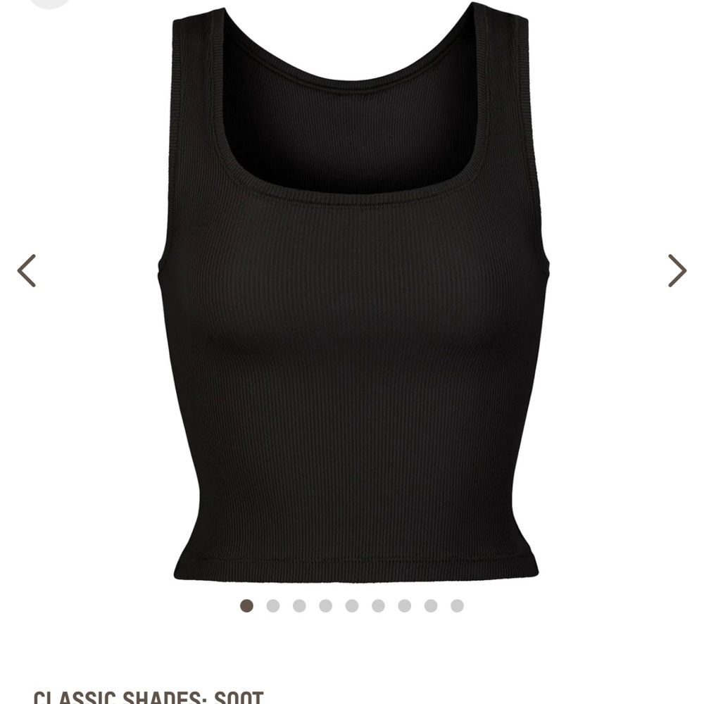 Skims NWT Cotton Rib Tank (Soot)